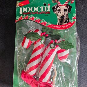 Dog Reindeer Antlers Headband Pet Christmas Costume Poochi Candy Cane